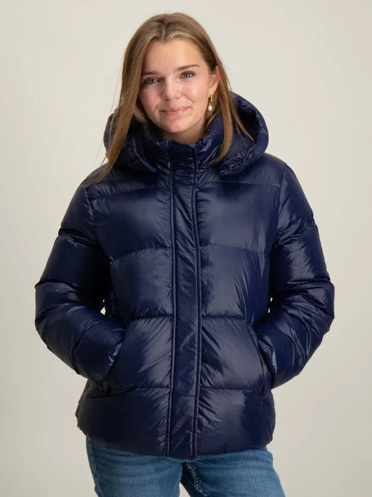BELORA Alice puffer jacket in navy