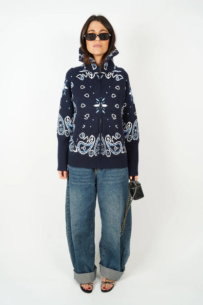 BELORA Eva cardigan navy