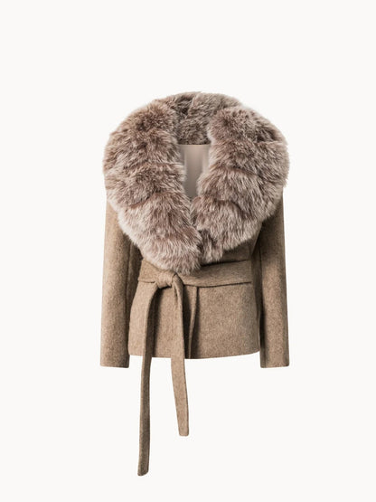 BELORA Margaux coat in beige