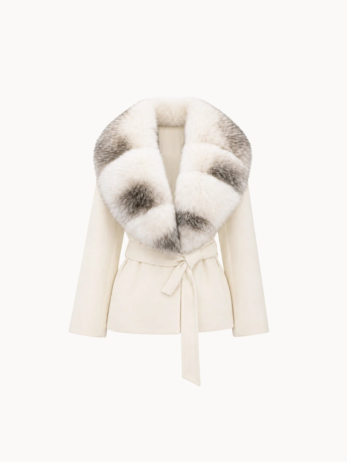 BELORA Margaux coat in cream